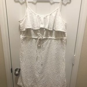 Faded Glory White Sundress